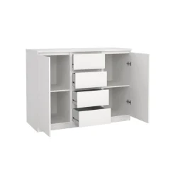 Dressoir Luna Wit - 121x91x50 cm