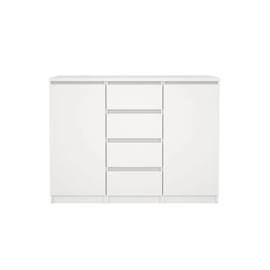 Dressoir Luna Wit - 121x91x50 cm