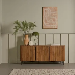 Dressoir Rego Bruin - 176x76x40 cm