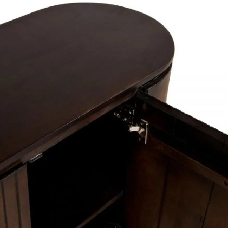Dressoir Viktor Donkerbruin - 180x80x40 cm