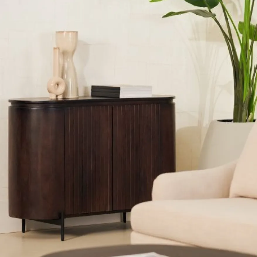 Dressoir Viktor Donkerbruin - 115x80x40 cm