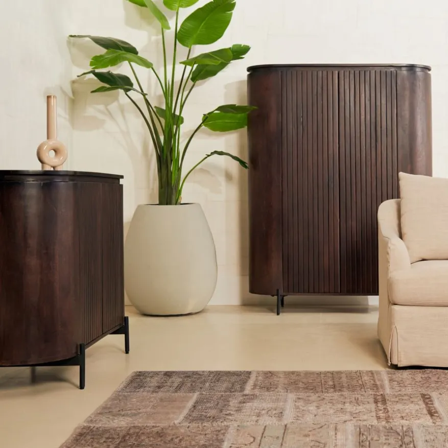 Dressoir Viktor Donkerbruin - 115x80x40 cm