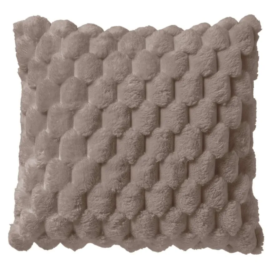 Dutch Decor Sierkussen Viva Taupe - 45x45 cm