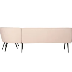 Eetkamer Hoekbank Bjorna Roze - 270x170 cm