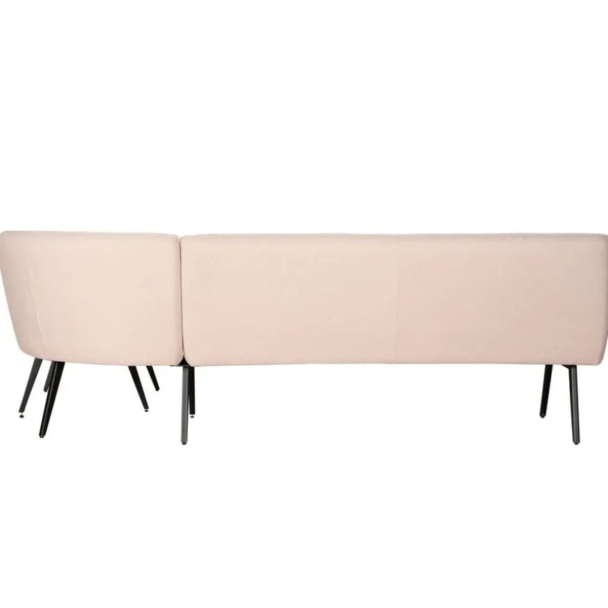 Eetkamer Hoekbank Bjorna Roze - 270x170 cm