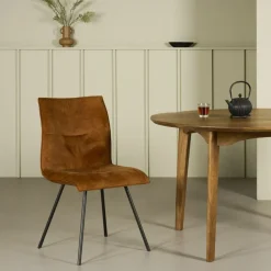 Eetkamerstoel Trondheim Cognac