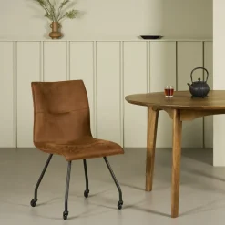 Eetkamerstoel Trondheim Cognac