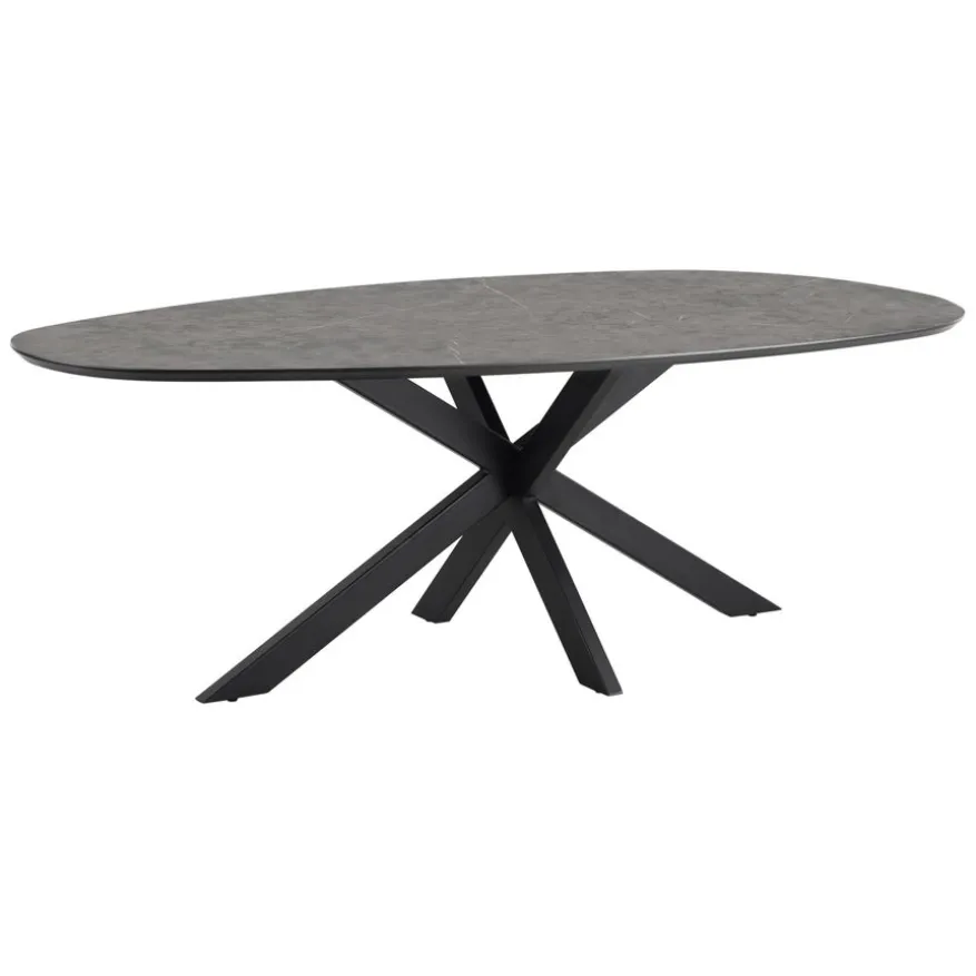 Eettafel Aarhus Grijs - 190x105 cm