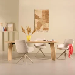 Eettafel Bedford Naturel - 220x100 cm