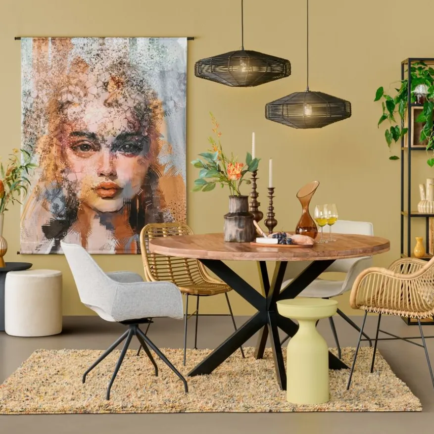 Eettafel Bemmel Naturel - Ø 140 cm