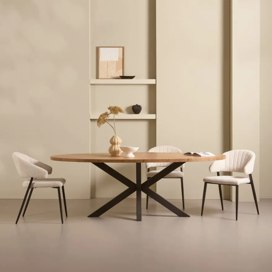 Eettafel Culemborg Naturel - 220x120 cm
