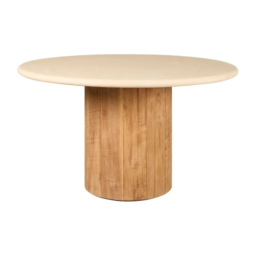 Eettafel Doble Naturel - Ø 130 cm