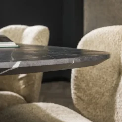Eettafel Elval Donkergrijs - 215x105 cm