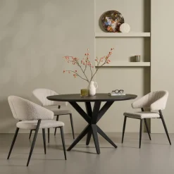 Eettafel Enjoy Zwart - Ø 130 cm