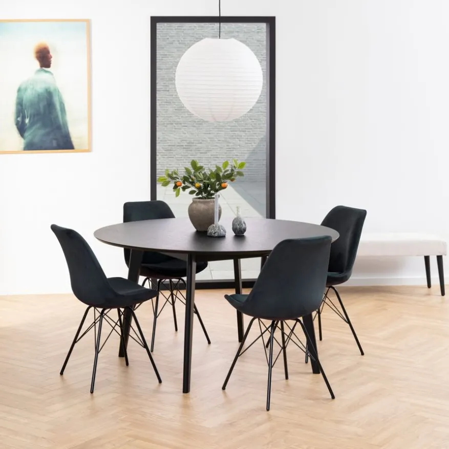 Eettafel Guss Zwart - Ø 140 cm