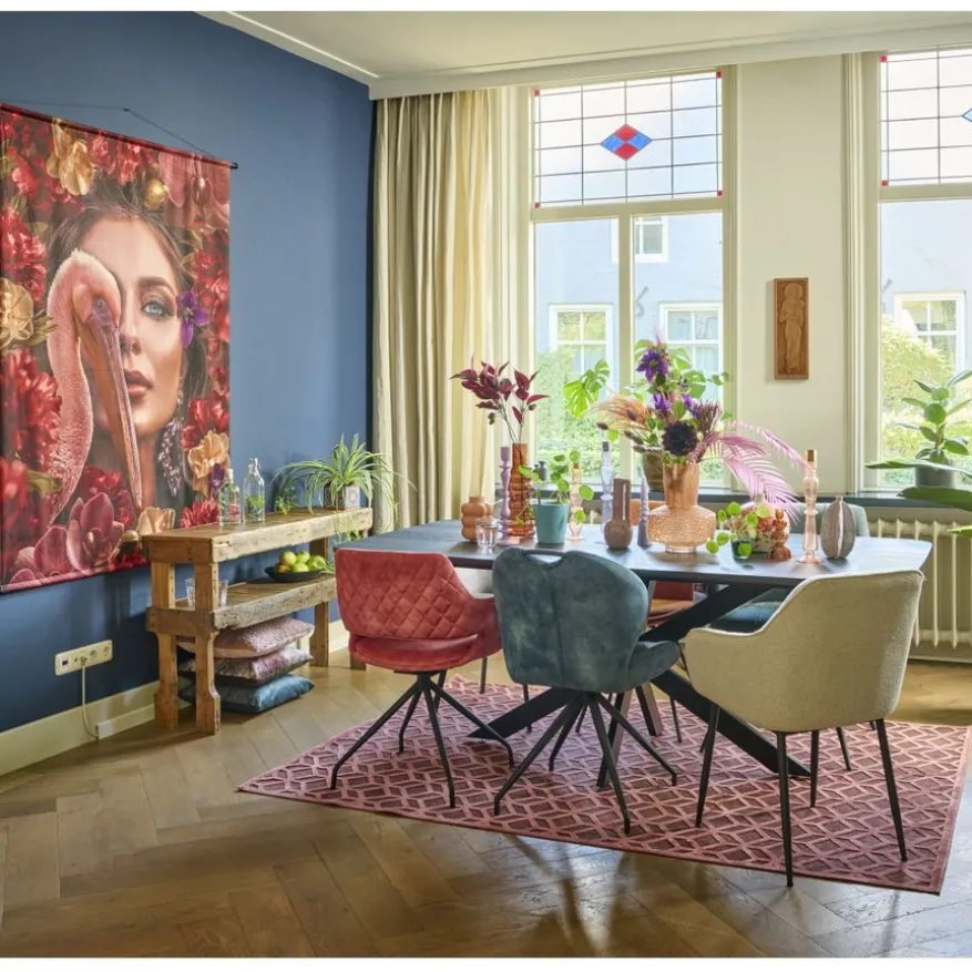 Eettafel Holendrecht Zwart - 200x100 cm