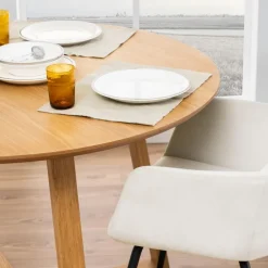 Eettafel Jonna Naturel - Ø 120 cm