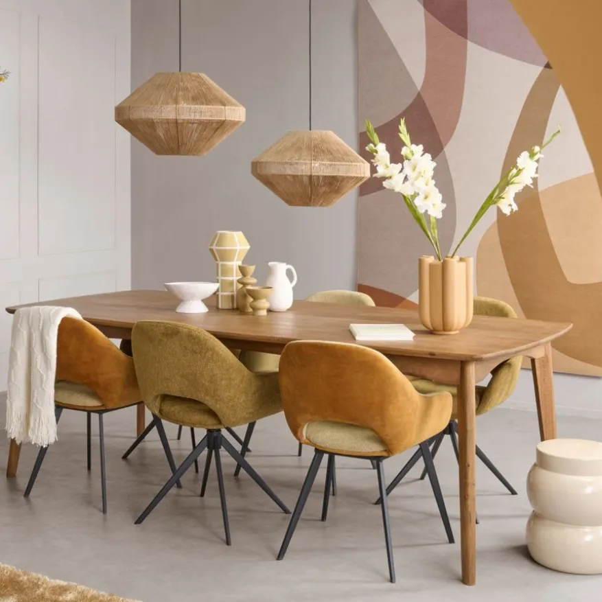 Eettafel Lerma Bruin - 220x105 cm