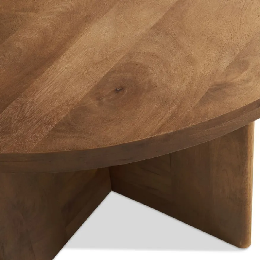 Eettafel Liam Kastanjebruin - Ø 120 cm