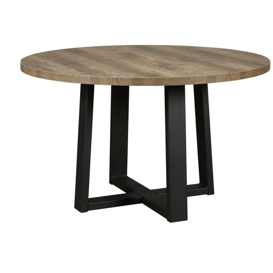 Eettafel Middelburg Bruin - Ø 130 cm