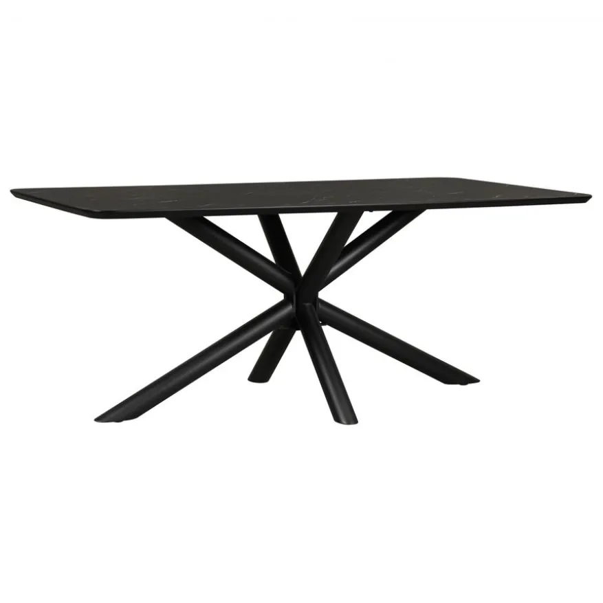 Eettafel Nyborg Zwart - 190x95 cm