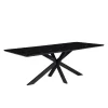 Eettafel Nyborg Zwart - 190x95 cm