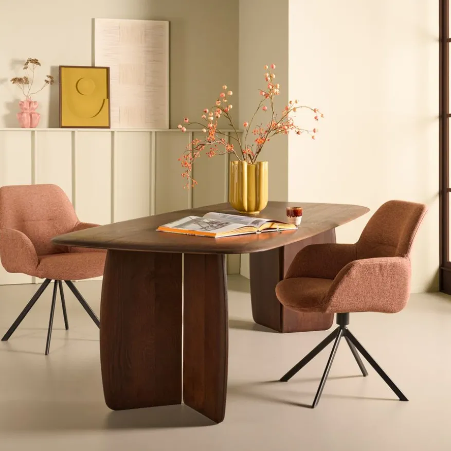 Eettafel Quick Bruin - 220x100 cm