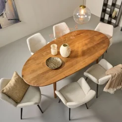 Eettafel Rego Bruin - 240x110 cm