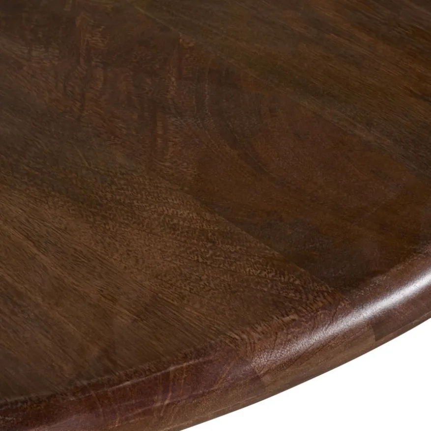 Eettafel Rijsel Walnootbruin - Ø 130 cm