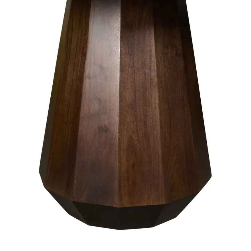 Eettafel Rijsel Walnootbruin - Ø 130 cm