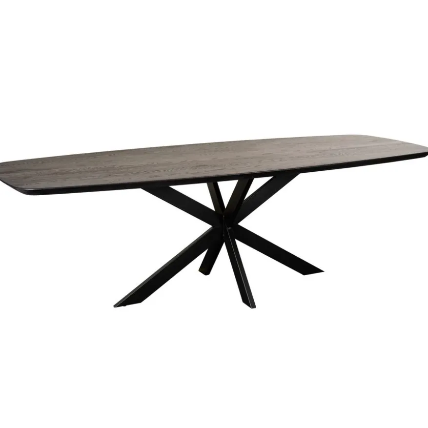 Eettafel Viborg Donkerbruin - 220x100 cm