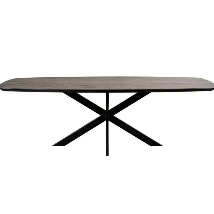 Eettafel Viborg Donkerbruin - 220x100 cm
