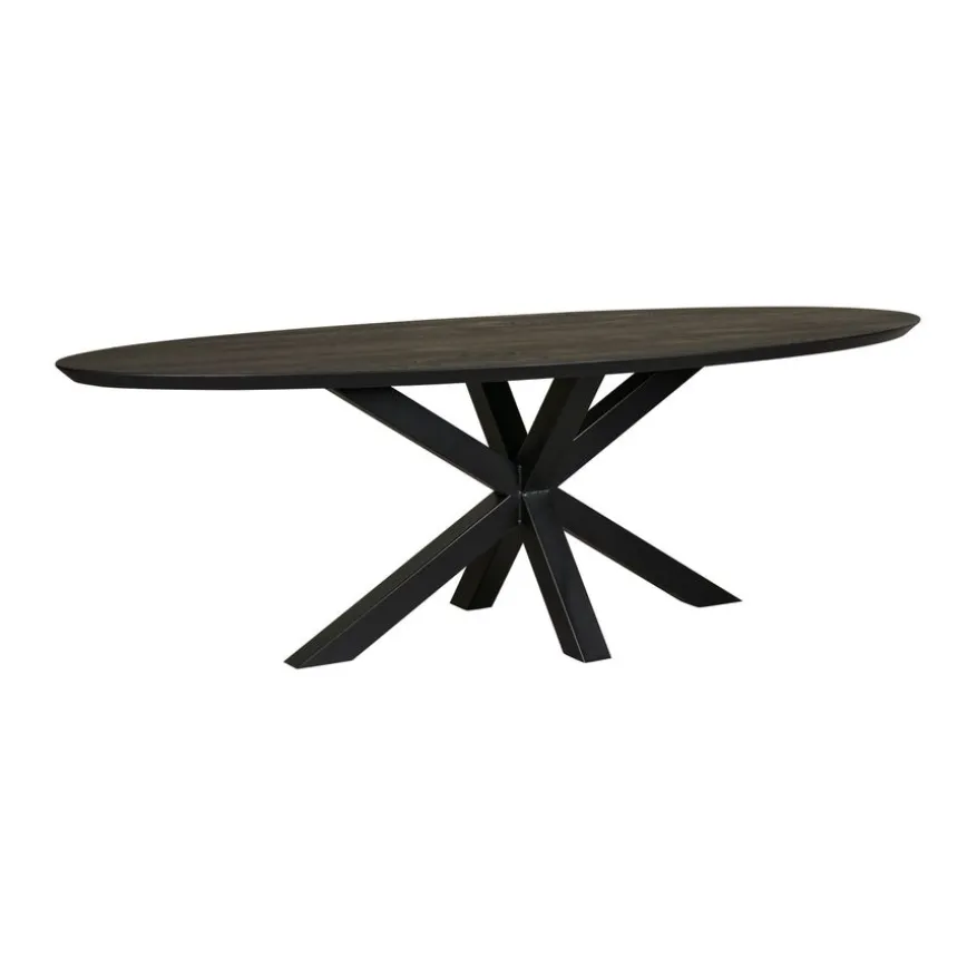 Eettafel Viborg Zwart - 240x110 cm