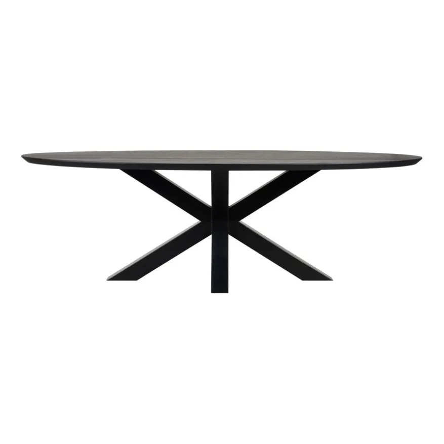 Eettafel Viborg Zwart - 240x110 cm