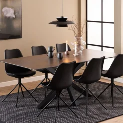 Eettafel Vikten Bruin - 200x100 cm