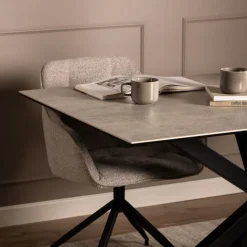 Eettafel Vikten Grijs - 200x100 cm
