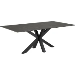 Eettafel Vikten Zwart - 200x100 cm