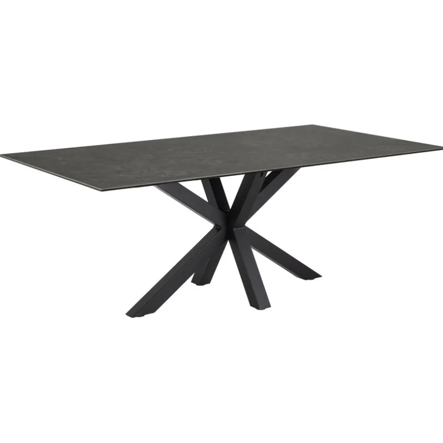 Eettafel Vikten Zwart - 200x100 cm