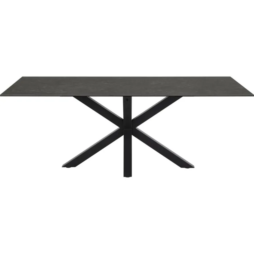 Eettafel Vikten Zwart - 200x100 cm