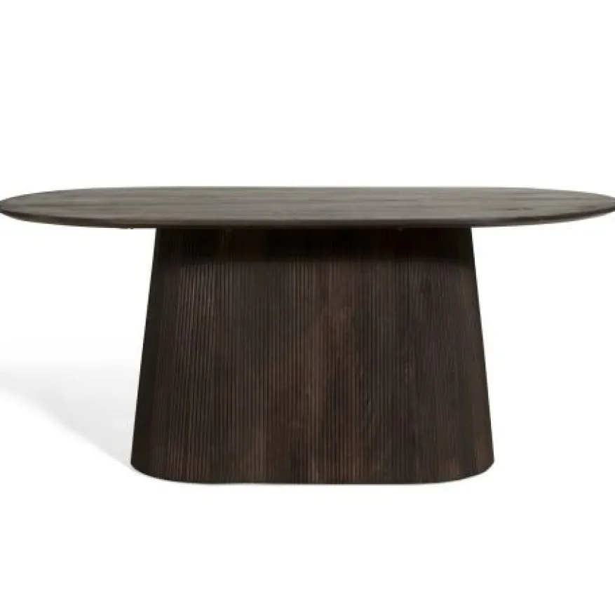 Eettafel Viktor Donkerbruin - 230x110 cm