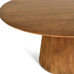 Eettafel Viktor Lichtbruin - Ø 120 cm