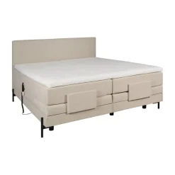 Elektrische Boxspring Barcelona Naturel - 180x200 cm