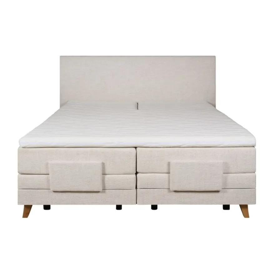 Elektrische Boxspring Madrid Naturel - 180x200 cm