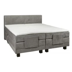Elektrische Boxspring Sevilla Grijs - 180x200 cm