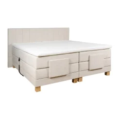 Elektrische Boxspring Valencia Beige - 180x200 cm