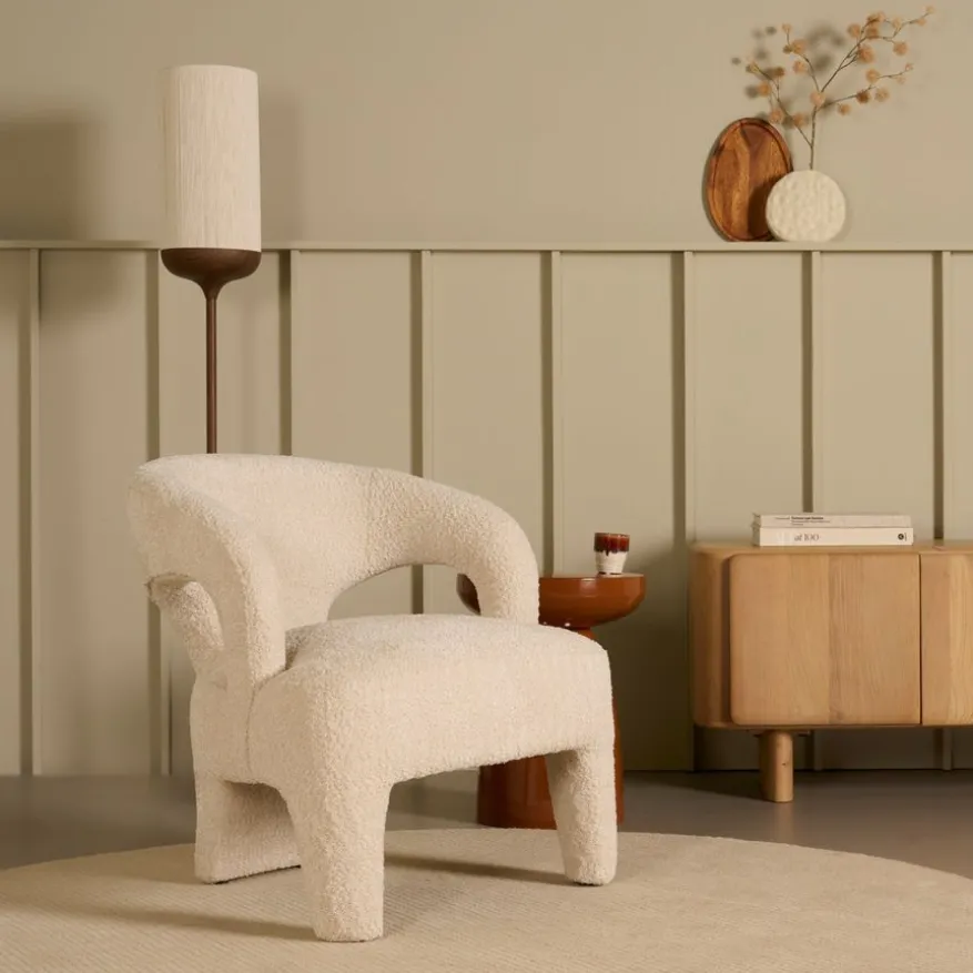 Fauteuil Brock Crème