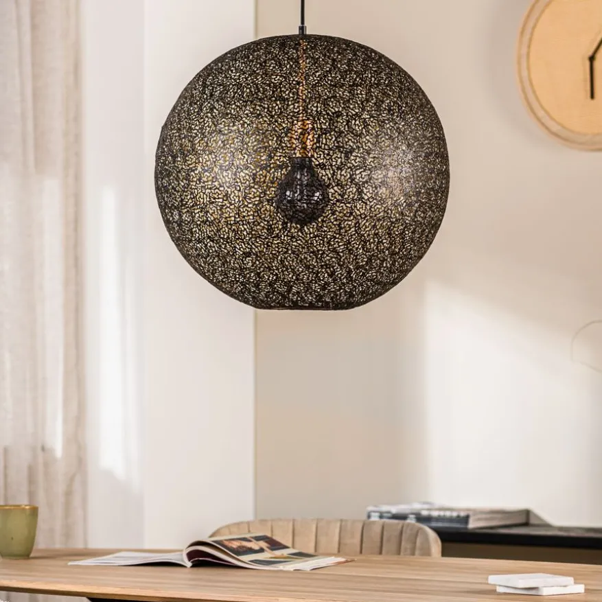 Hanglamp Dori Zwart - E27 - Ø 50 cm