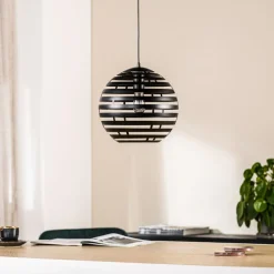 Hanglamp Emile Zwart - E27 - Ø 30 cm