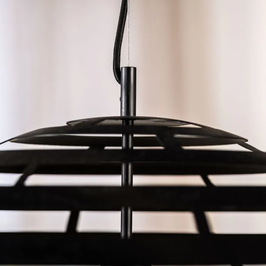 Hanglamp Emile Zwart - E27 - Ø 50 cm