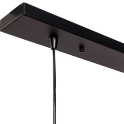 Hanglamp Eric Zwart - 5 x E27 - 120 cm breed